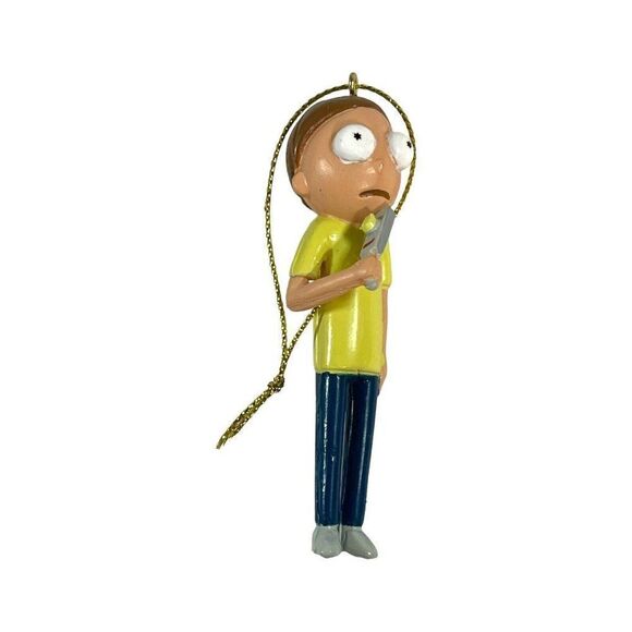 Rick and Morty Christmas Ornament Morty Smith Adult Swim by Kurt S Adler Vintage - Picture 2 of 11